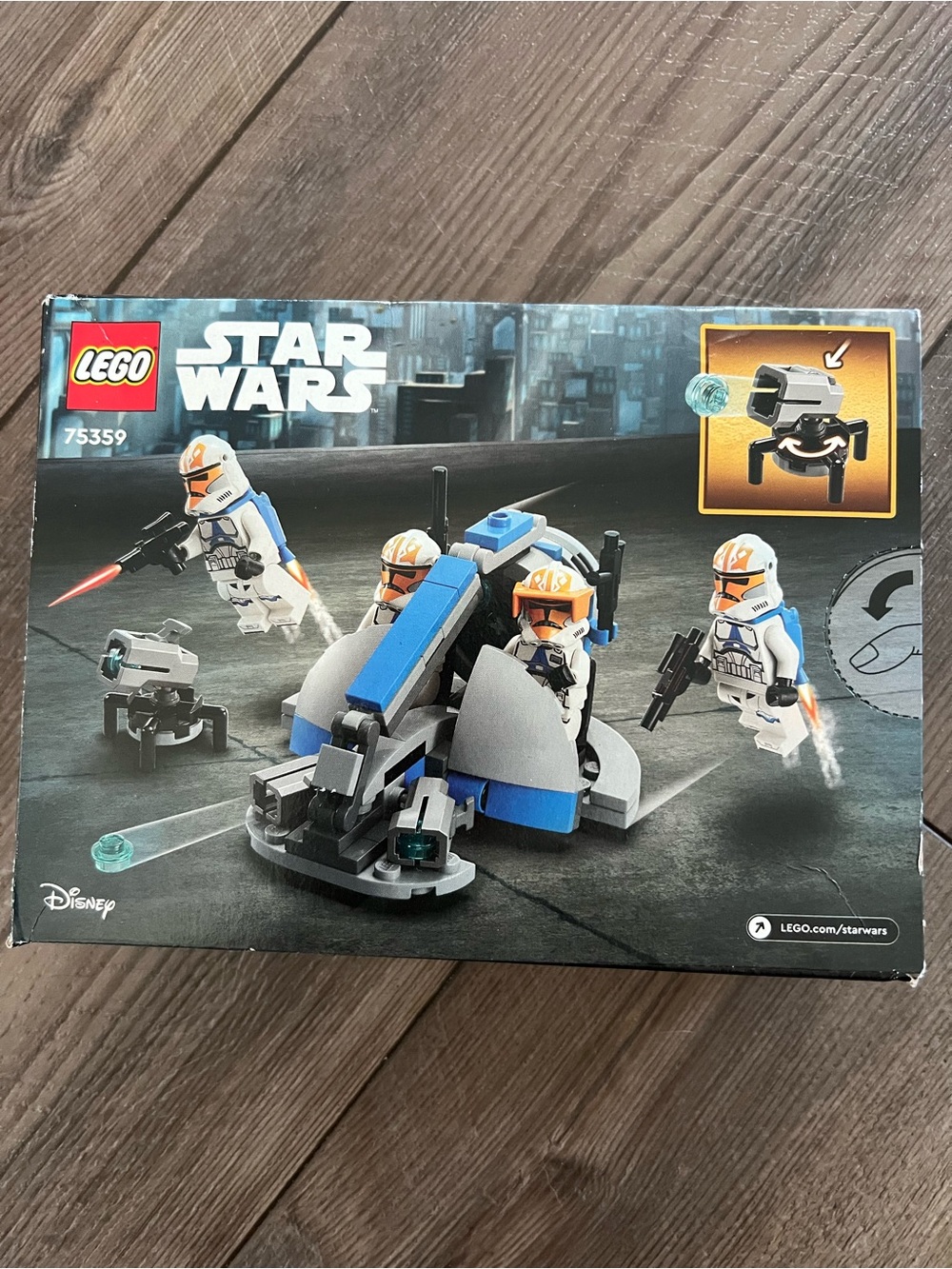 LEGO Star Wars: 332nd Ahsoka's Clone Trooper Battle Pack 75359 Sealed box wear
